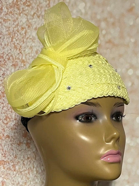 White Lace Full Hat Fascinator for weddings, church, tea parties and special occasions