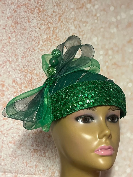 White Lace Full Hat Fascinator for weddings, church, tea parties and special occasions