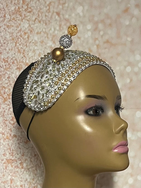 Black Braided Fascinator Half Hat for Church, weddings and special occasions