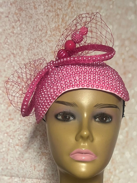 Black Braided Fascinator Half Hat for Church, weddings and special occasions