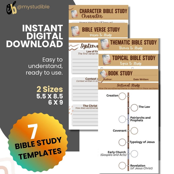 Bible Study Templates