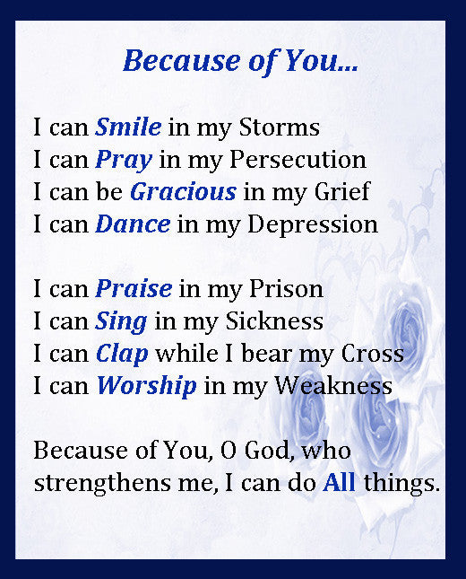Because of You Wall Art/Posters