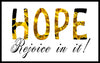 Hope Rejoice In It Wall Art/Poster
