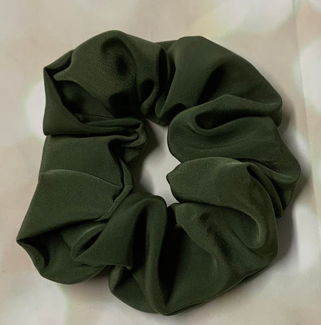 Green Striped Multi Scrunchie