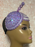 Lavender Double Cup Beaded hat for Church, Weddings, Tea Parties, and other special occasions (Copy)