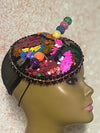 Multicolor Round Fascinator, Handmade Church, Weddings, Tea Parties and Special Occasions