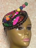 Multicolor Round Fascinator, Handmade Church, Weddings, Tea Parties and Special Occasions