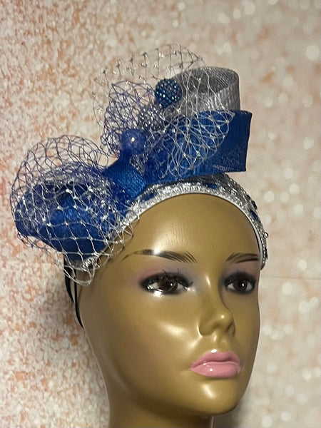 White Embroidered Lace Full Hat with Brim for weddings, church, tea parties and special occasions