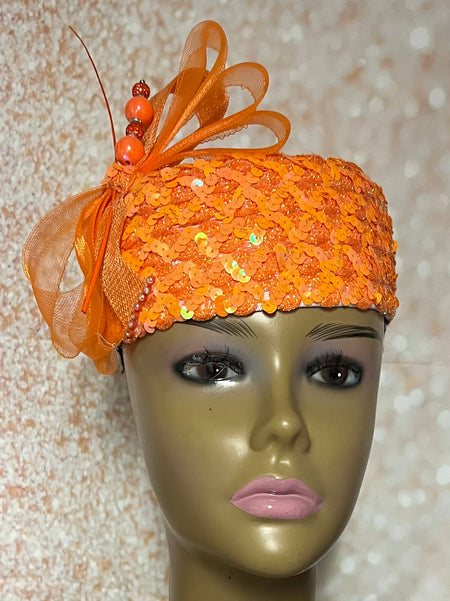Gold Flower Fascinator Half Hat, Weddings, Church, Head Covering, Tea Parties, Special Occasions