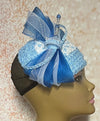 Blue Braid Half Hat