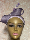 Lavender Beaded Sequin Headband Button hat for Church, Wedding, Mother of the Bride, Head Covering, Tea Parties and other special occasions