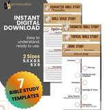 Bible Study Templates