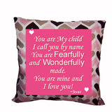 Fearfully and Wonderfully Made! Throw Pillow