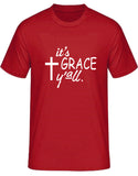 It's Grace Y'all Red Graphic Tshirt