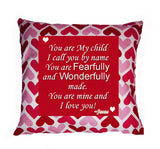 Fearfully and Wonderfully Made! Throw Pillow