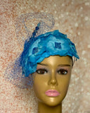 Blue Flower Hat