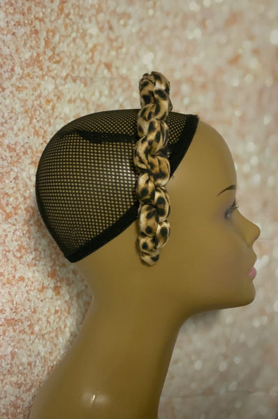 Leopard Knotted Tiara Headband