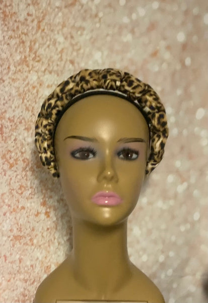 Leopard Knotted Tiara Headband