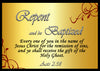 Repent and Be Baptized Wall Art/Frame